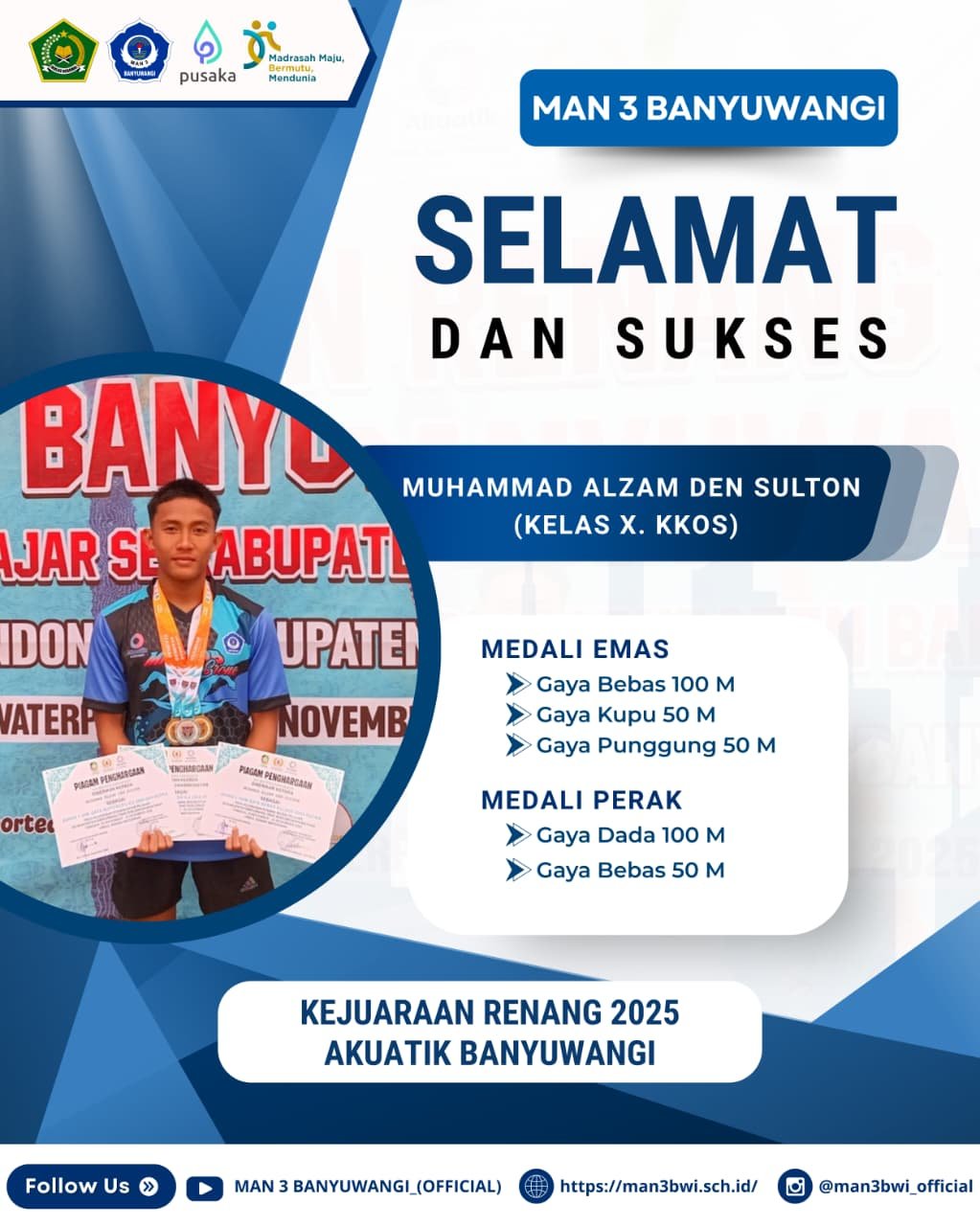 KEJUARAAN RENANG 2025 AKUATIK BANYUWANGI